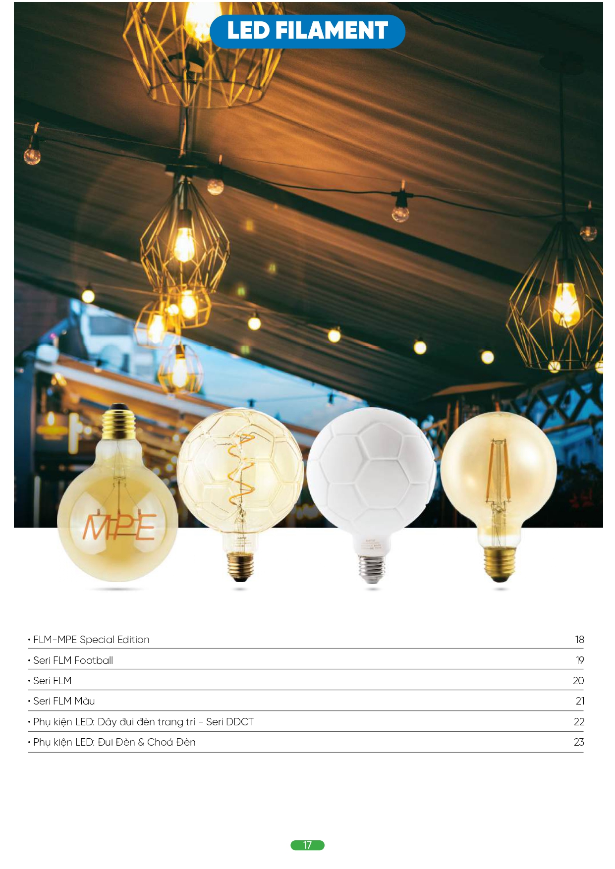 Bảng giá đèn LED MPE 2026